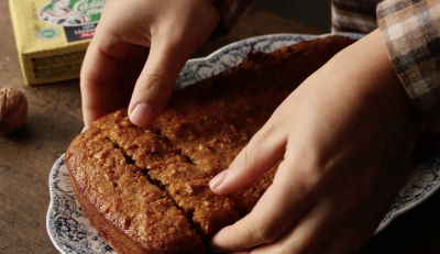 Chec de morcovi cu nuci și portocală